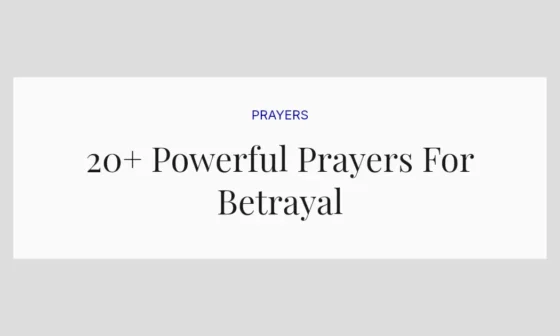 20+ Powerful Prayers For Betrayal
