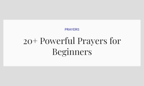 20+ Powerful Prayers for Beginners