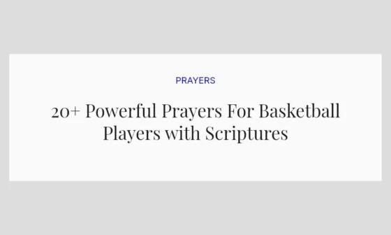 20+ Powerful Prayers For Basketball Players with Scriptures
