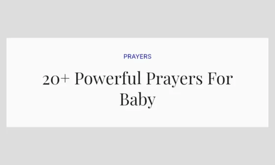 20+ Powerful Prayers For Baby