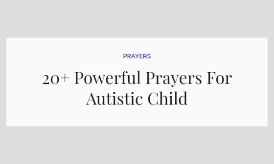 20+ Powerful Prayers For Autistic Child