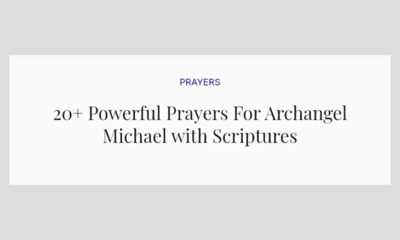 20+ Powerful Prayers For Archangel Michael with Scriptures
