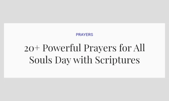 20+ Powerful Prayers for All Souls Day with Scriptures