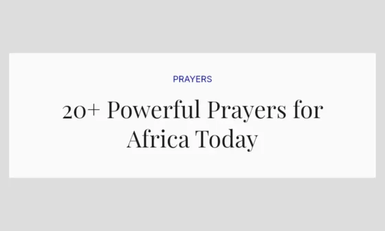 20+ Powerful Prayers for Africa Today