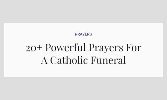 20+ Powerful Prayers For A Catholic Funeral