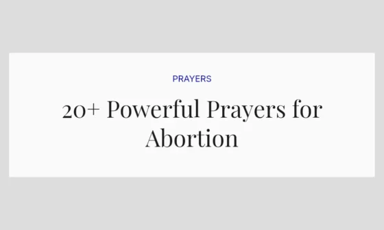 20+ Powerful Prayers for Abortion