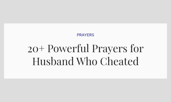 20+ Powerful Prayers for Husband Who Cheated