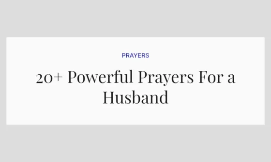 20+ Powerful Prayers For a Husband