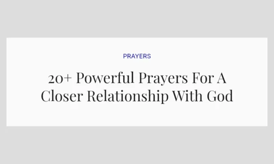 20+ Powerful Prayers For A Closer Relationship With God