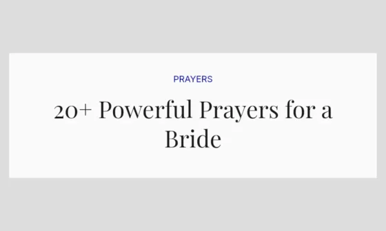20+ Powerful Prayers for a Bride