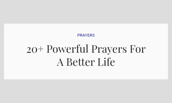20+ Powerful Prayers For A Better Life