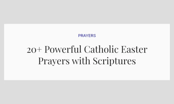 20+ Powerful Catholic Easter Prayers with Scriptures