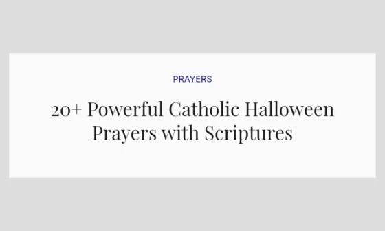 20+ Powerful Catholic Halloween Prayers with Scriptures