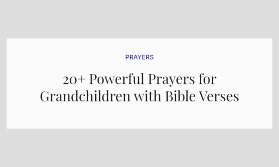 20+ Powerful Prayers for Grandchildren with Bible Verses