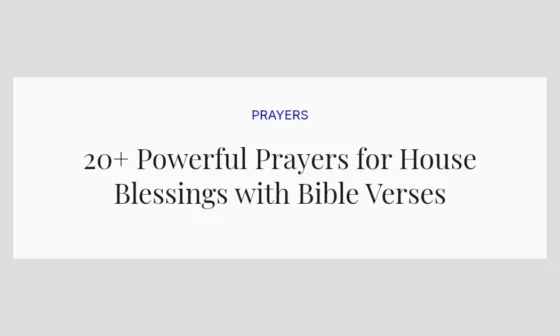 20+ Powerful Prayers for House Blessings with Bible Verses