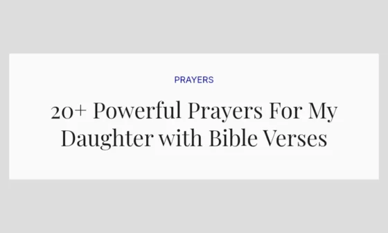 20+ Powerful Prayers For My Daughter with Bible Verses