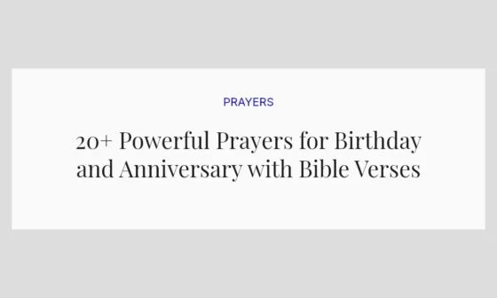 20+ Powerful Prayers for Birthday and Anniversary with Bible Verses