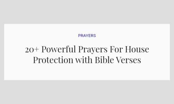 20+ Powerful Prayers For House Protection with Bible Verses