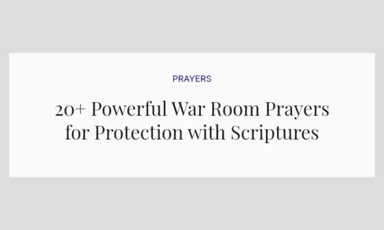 20+ Powerful War Room Prayers for Protection with Scriptures