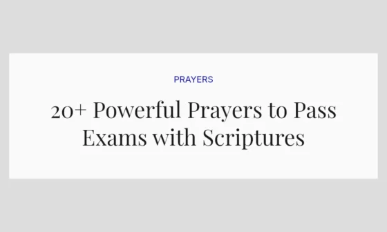 20+ Powerful Prayers to Pass Exams with Scriptures
