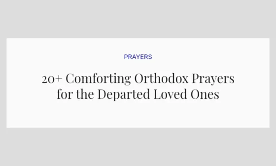 20+ Comforting Orthodox Prayers for the Departed Loved Ones