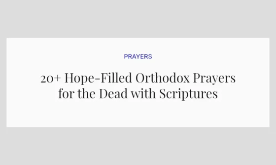 20+ Hope-Filled Orthodox Prayers for the Dead with Scriptures