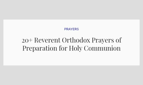 20+ Reverent Orthodox Prayers of Preparation for Holy Communion